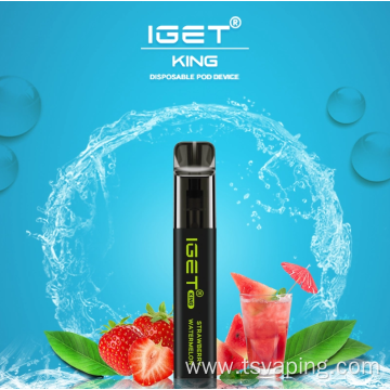 IGET King 2600 Puffs Disposible Vape Iget Vape